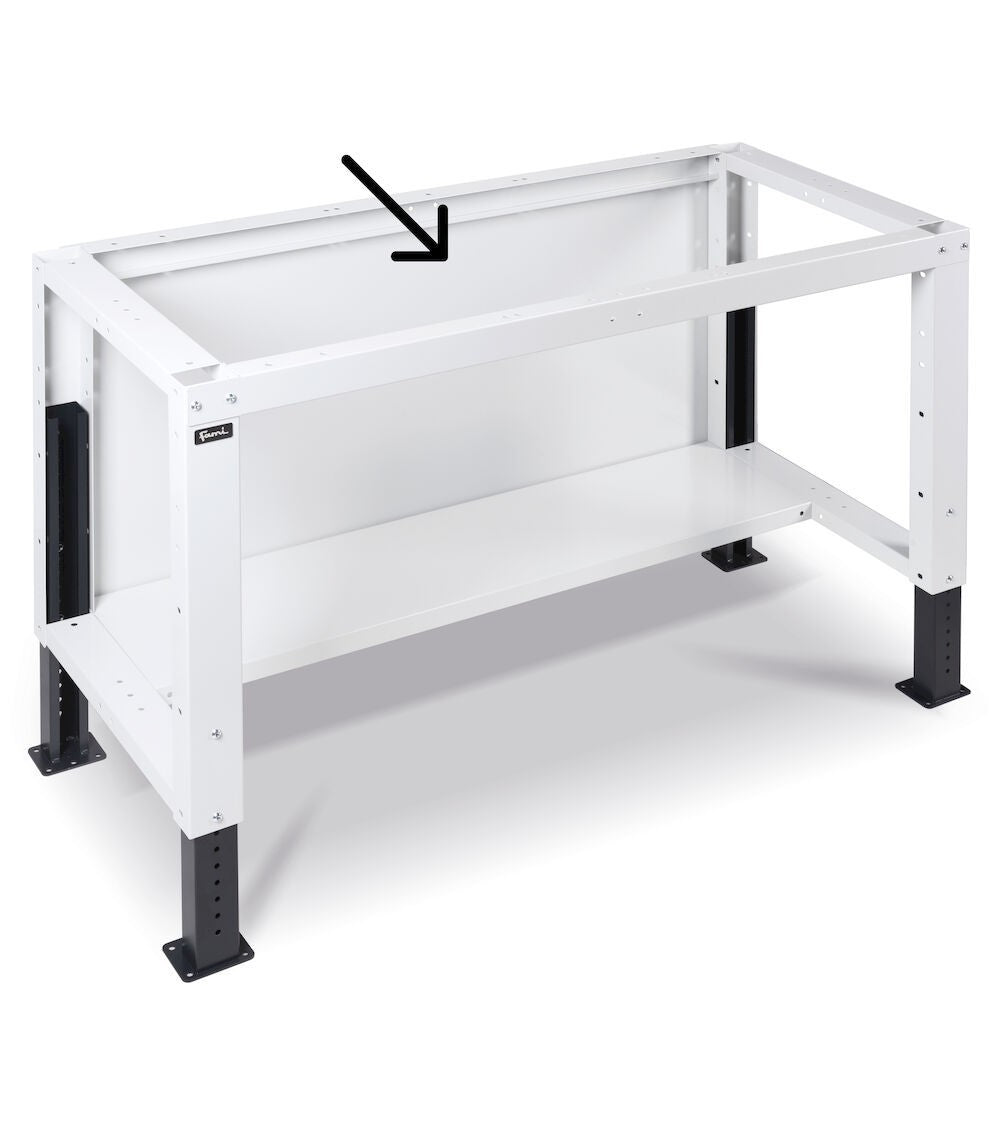 Chiusura posteriore per banchi Work, 1325x48x665 mm