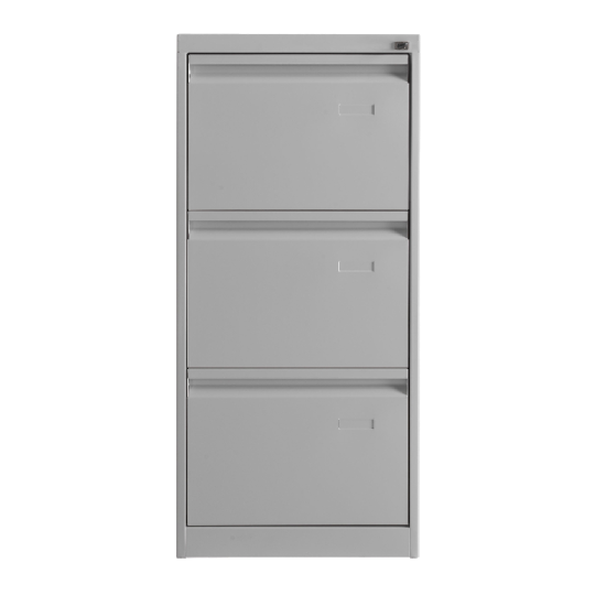 Filing cabinet with drawers - rounded edges - fully extractable telescopic guides 