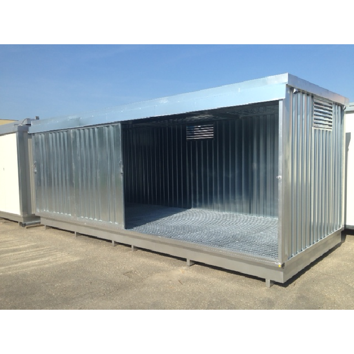 Containers in lamiera grecata per stoccaggio cisternette IBC - Mayermoover