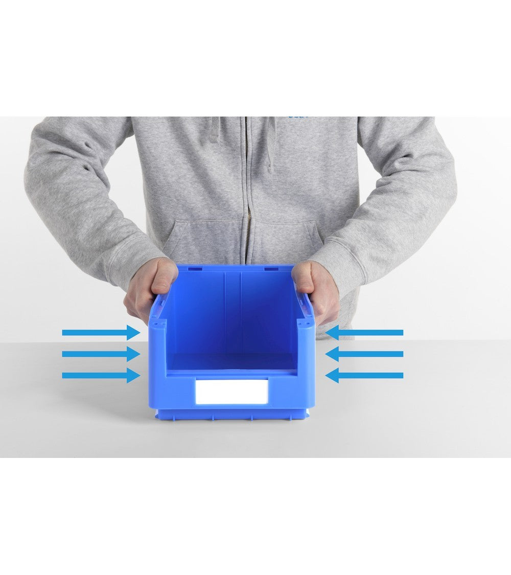 PP container picking box classic size 3A2 with smooth bottom - dim. mm L=210 D=350 A=145