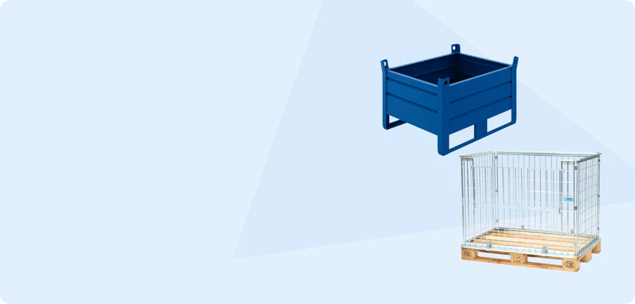 hero banner contenitori in metallo