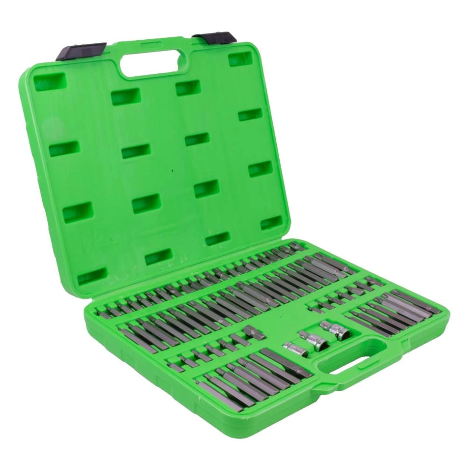 Case with 75 keys for ribe, xzn, tamper-proof torx and hexagonal screws