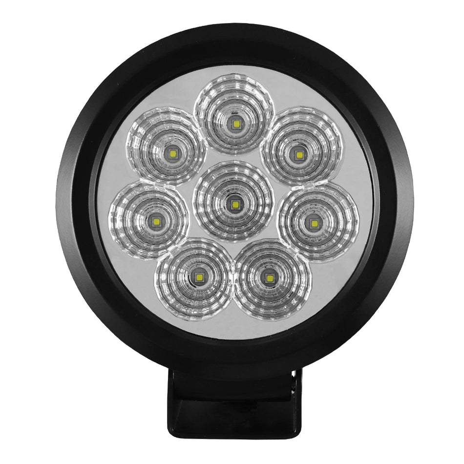 Faro da lavoro rotondo 8 Led 80W