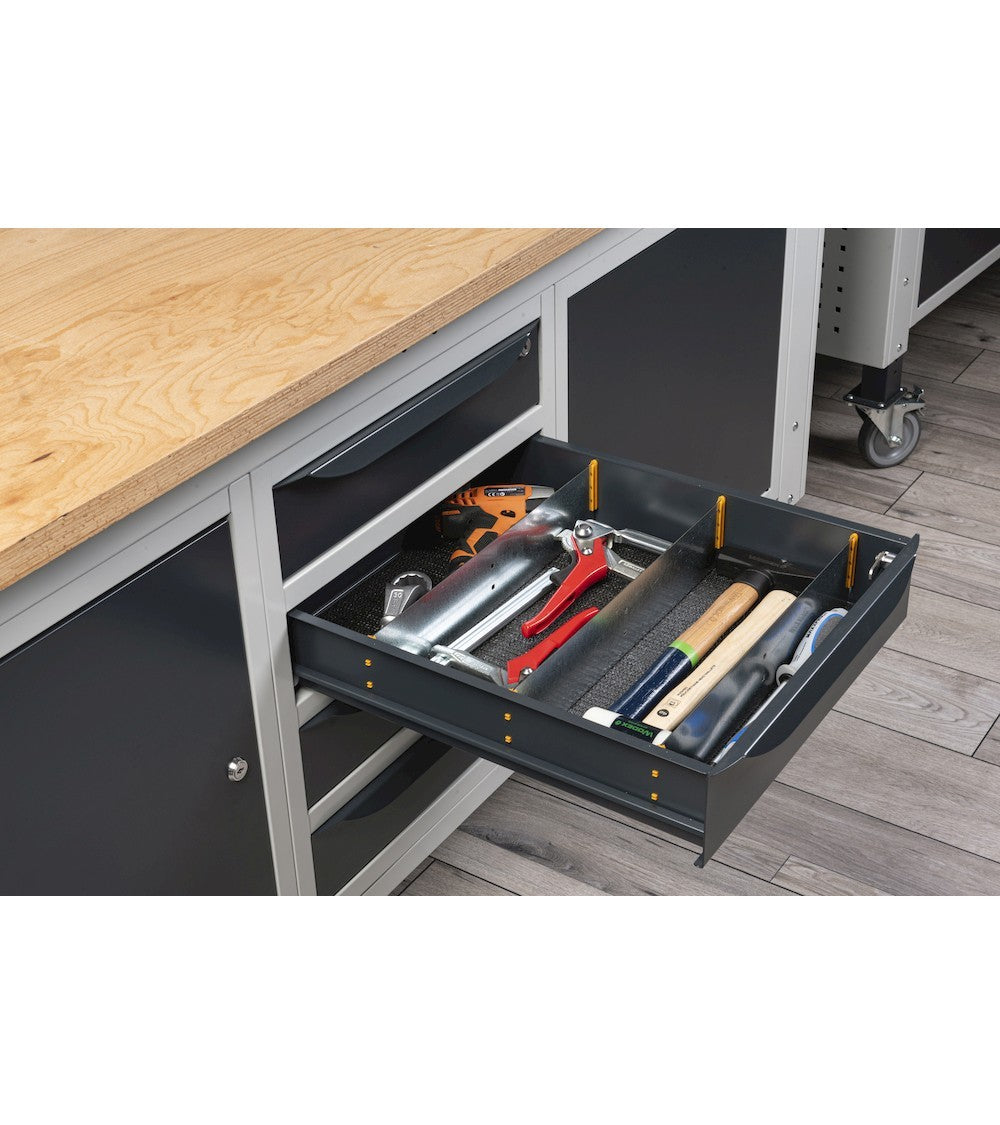 Drawer dividers (W 500) with front height 105-150 mm