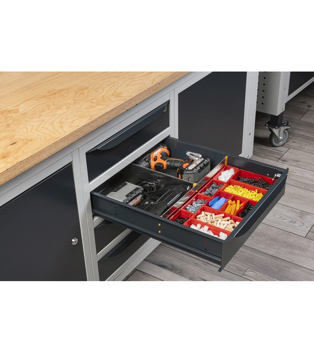 Cross and longitudinal dividers for drawers with W 500 mm and front H 105-150 mm