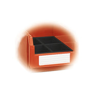 Cassetta divisorio in ECOGREEN a 4 scomparti per contenitori Compact misura 2 - Dim. 125x205x60