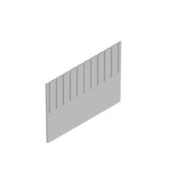 Divisorio a pettine fessurato - Dim. 255 × 180 mm