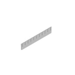 Divisorio a pettine fessurato - Dim. 255 × 45 mm