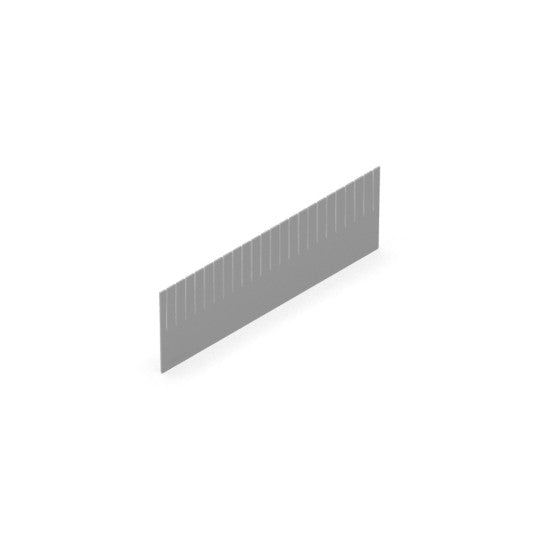 Divisorio a pettine fessurato - Dim. 555 × 180 mm