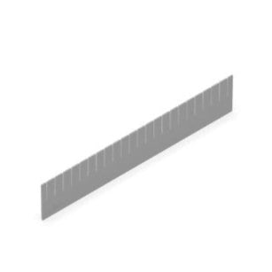 Divisorio a pettine fessurato - Dim. 555 × 90 mm