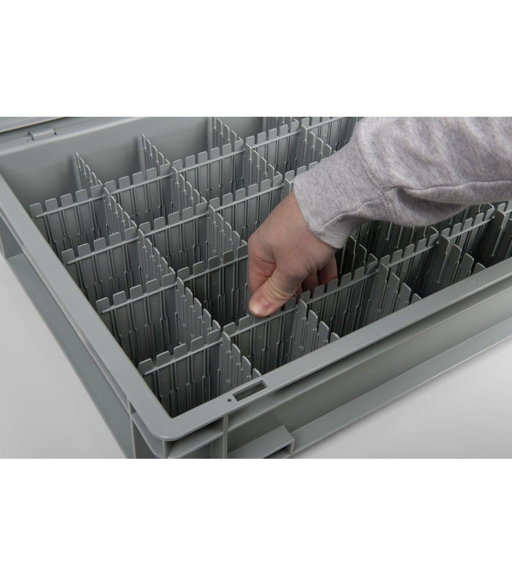 PP divider for euro box - dim. mm L=352 D=4 A=100