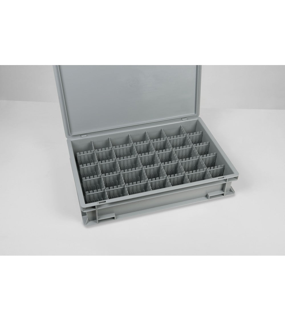 Divisorio PP per cassetta euro box- dim. mm L=352 P=4 A=100