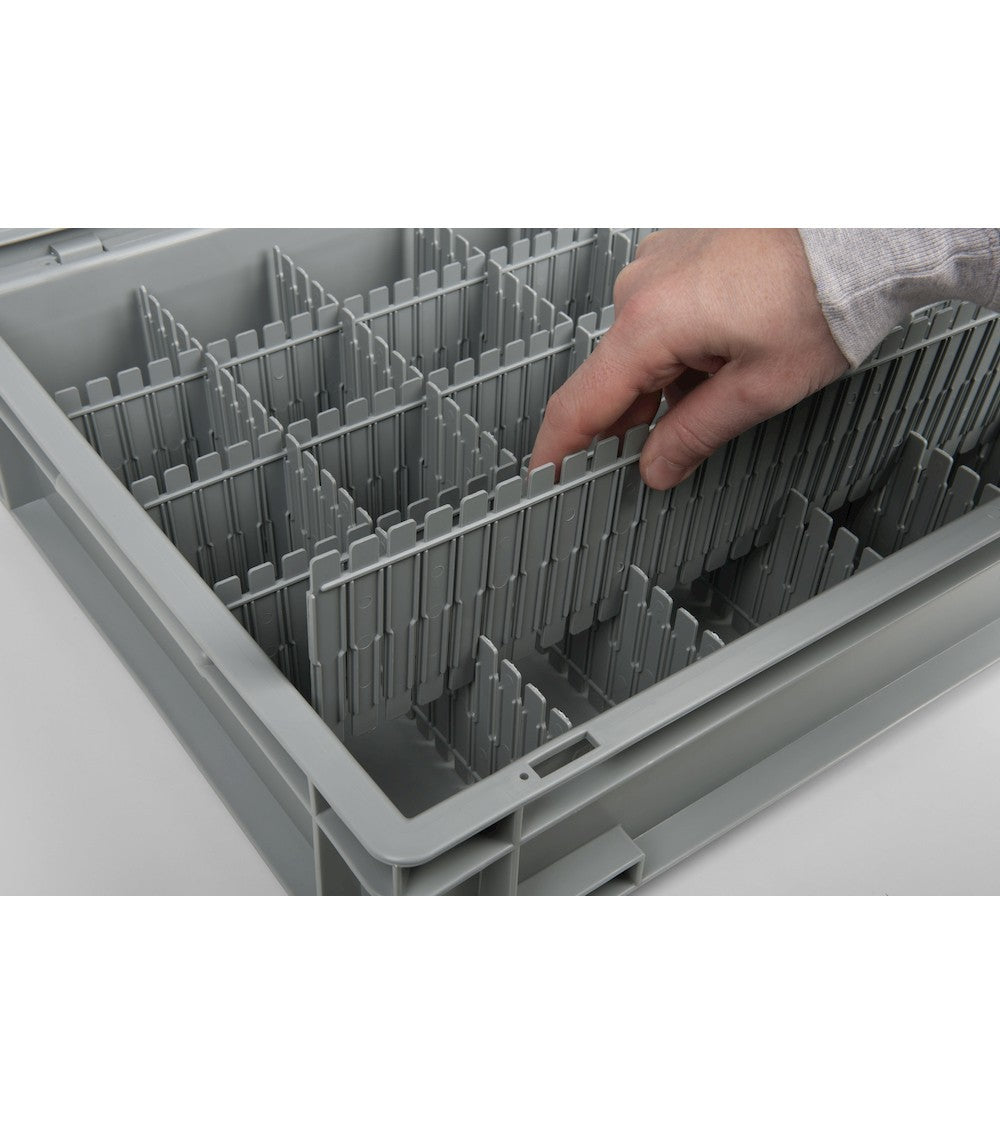 PP divider for euro box - dim. mm L=352 D=4 A=100