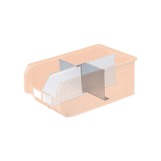 Pair of galvanized longitudinal dividers for COC004 containers