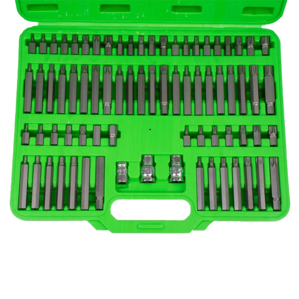 Valigetta con 75 chiavi per viti ribe, xzn, torx antimanomissione e esagonale