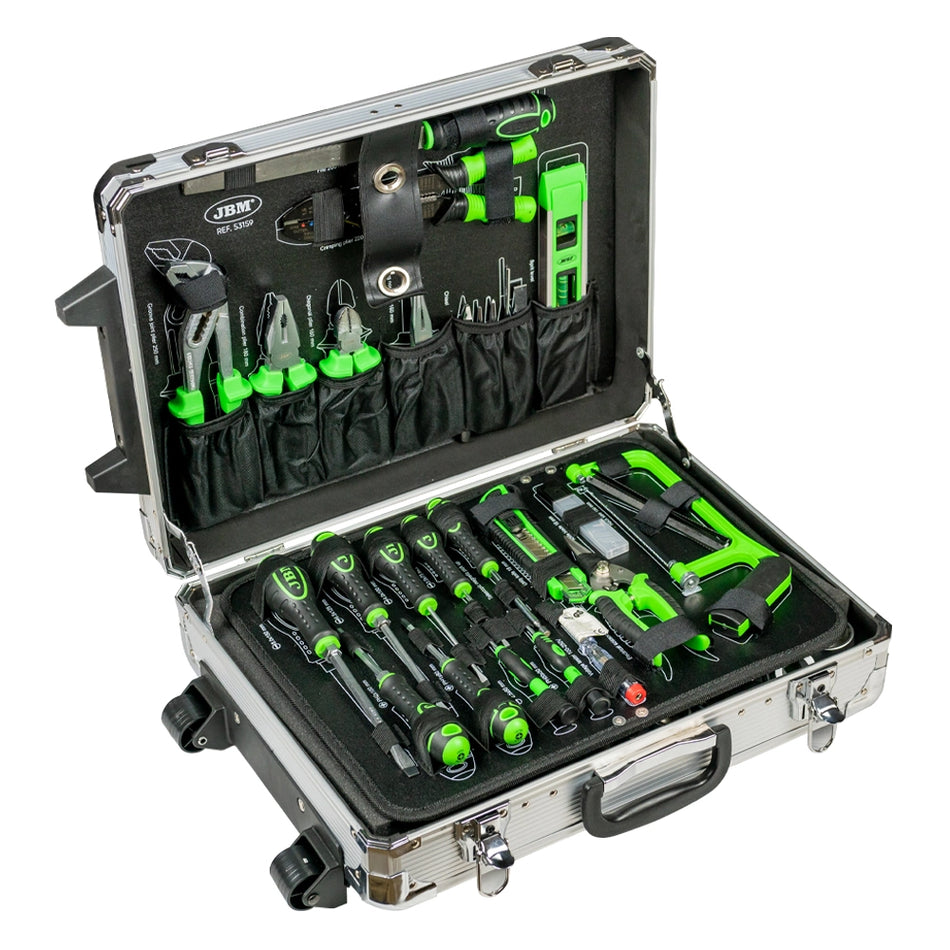 159pcs aluminum tool case