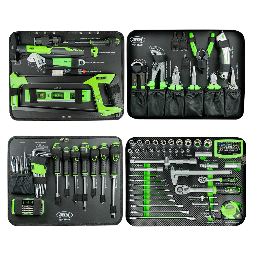 Valigetta portautensili con 135 pezzi bussole esagonali