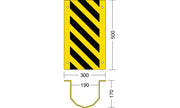 Protezione pluviale - 300 x 170 x 500h mm