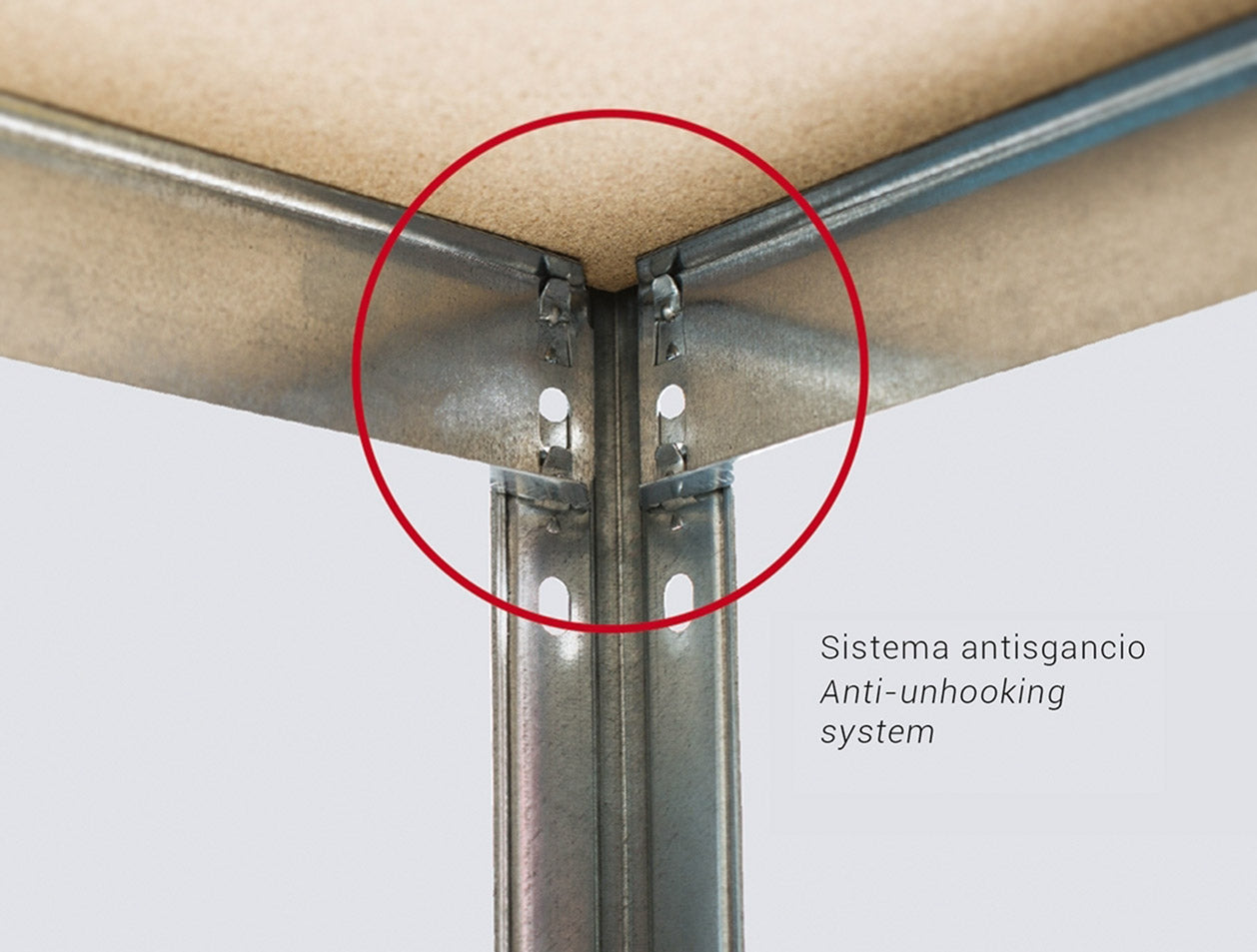 Scaffalatura in metallo ad incastro - JOKER