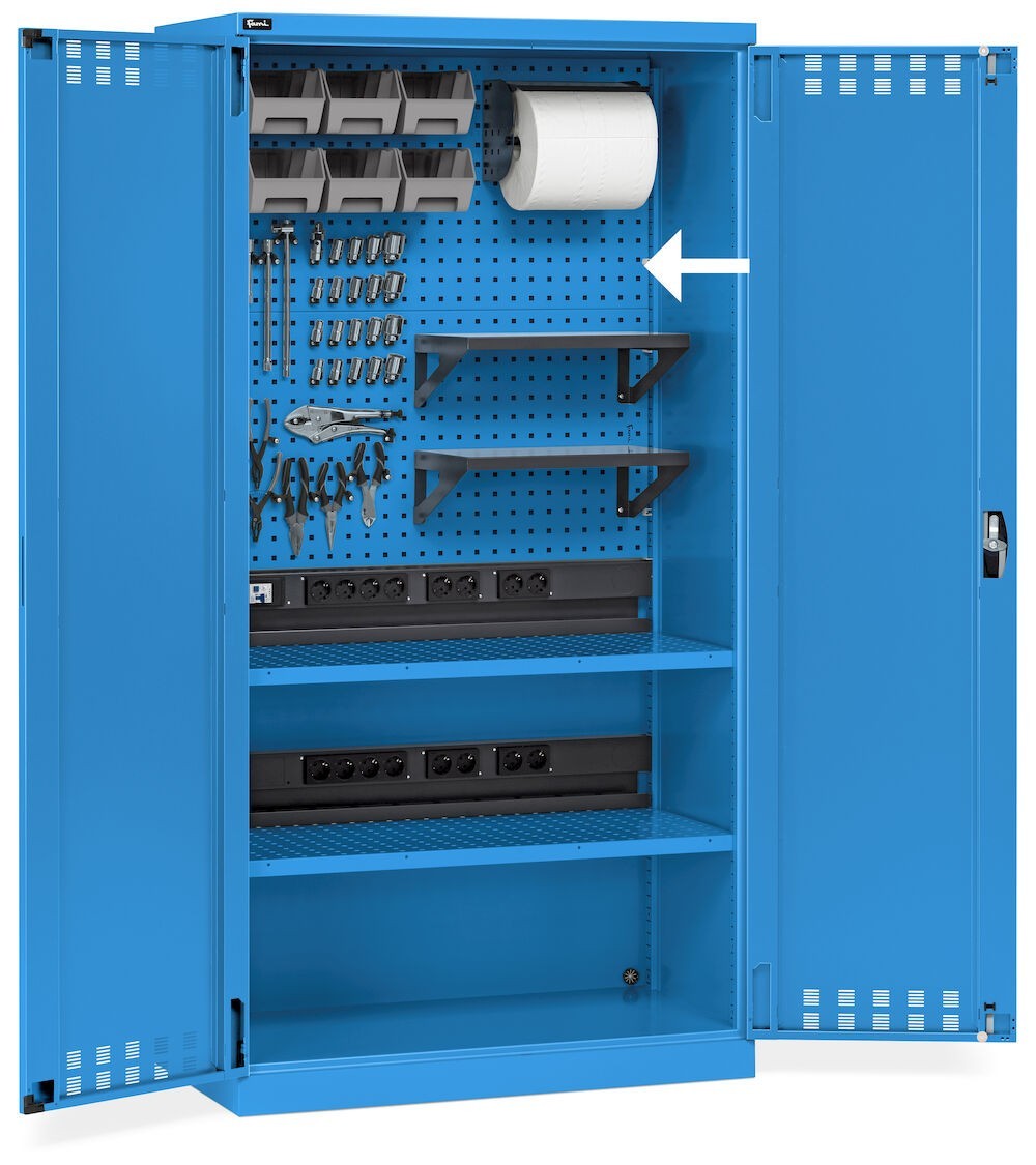 Perforiertes Oberteil/Panel für Performance-Gehäuse - Maße mm L=995 T=500 A=30