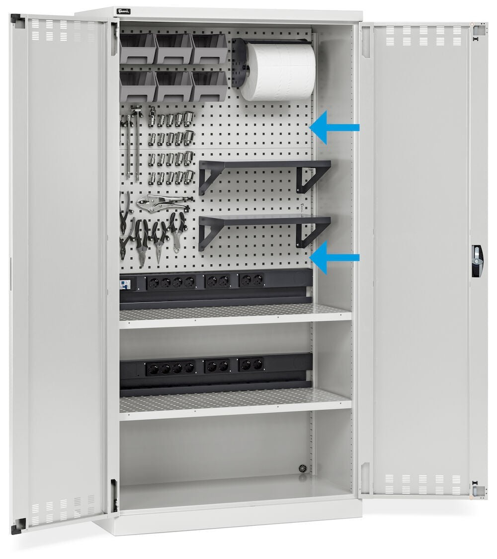 Kit 2 Regale/Paneele für Performance-Garderoben - Maße mm L=995 T=500 A=30