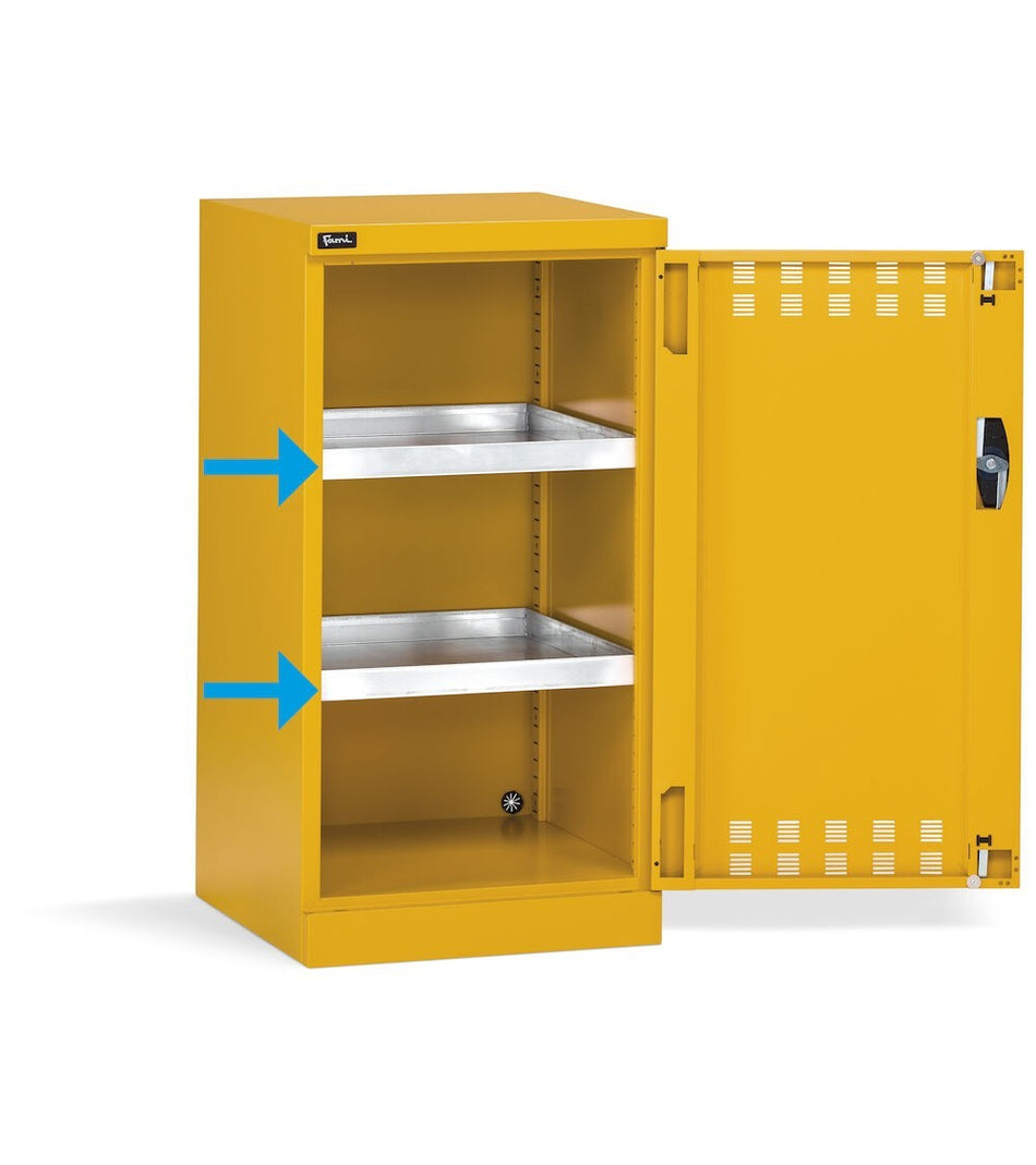 Cassetto ad estrazione semplice per armadi perform altezza frontale 100mm eh=24x77 dim. mm. L=465 P=505 A=100