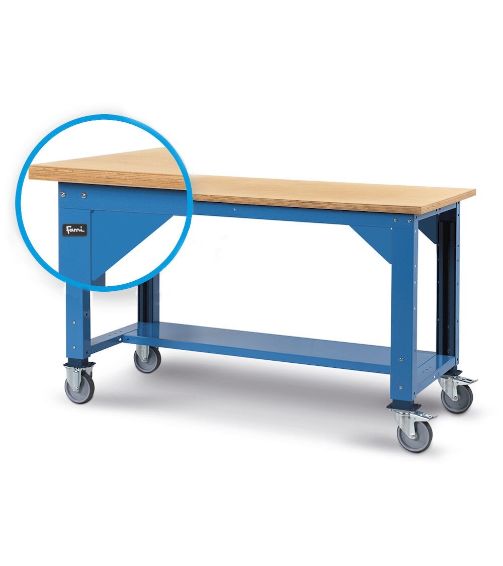 Kit di rinforzo per banco da lavoro Work e BR Azzurro