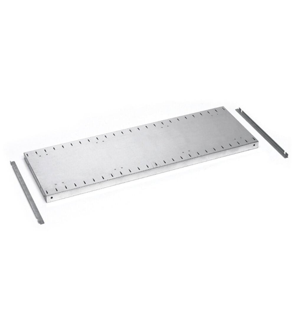 Kit 3 slotted shelves for performance cabinets with supports - dim. mm L=995 D=345 A=35