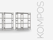 Scaffale pesante a pianetti KOMPOS