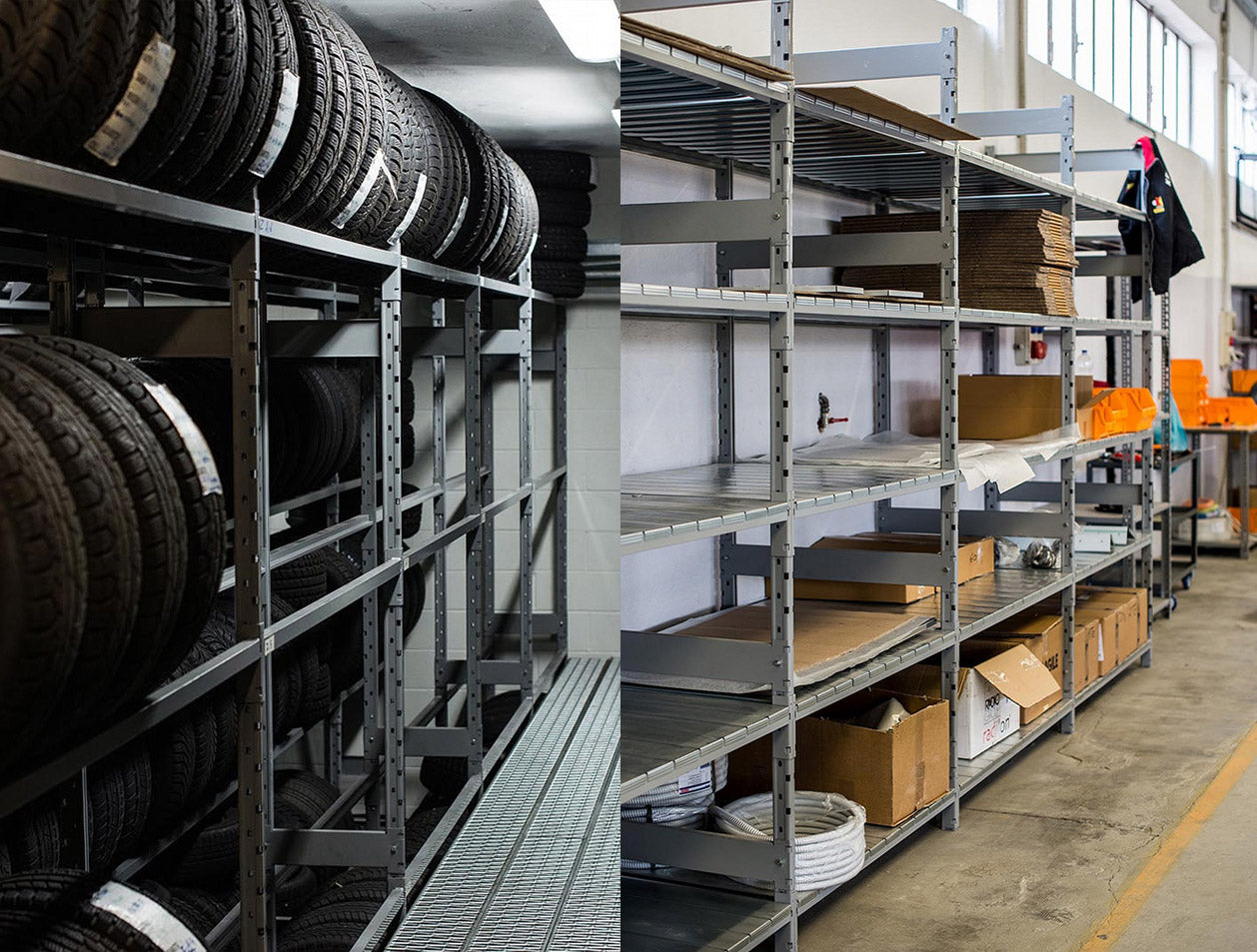 Scaffale pesante a pianetti KOMPOS