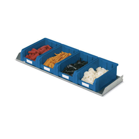 FOX shelf + 4 COMPACT containers size 3A2 - Dim. 974x295 mm