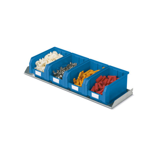 Fixed QUICK shelf with 4 COMPAT containers – Dim. 1023x295 mm