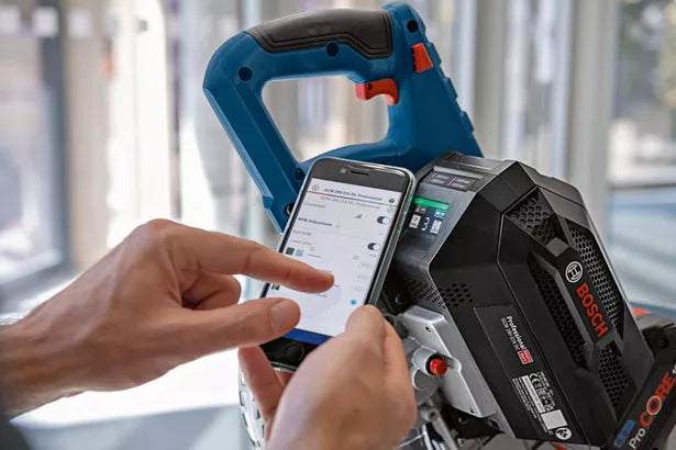 GCM 18V-216 DC Cordless Radial Mitre Saw BITURBO