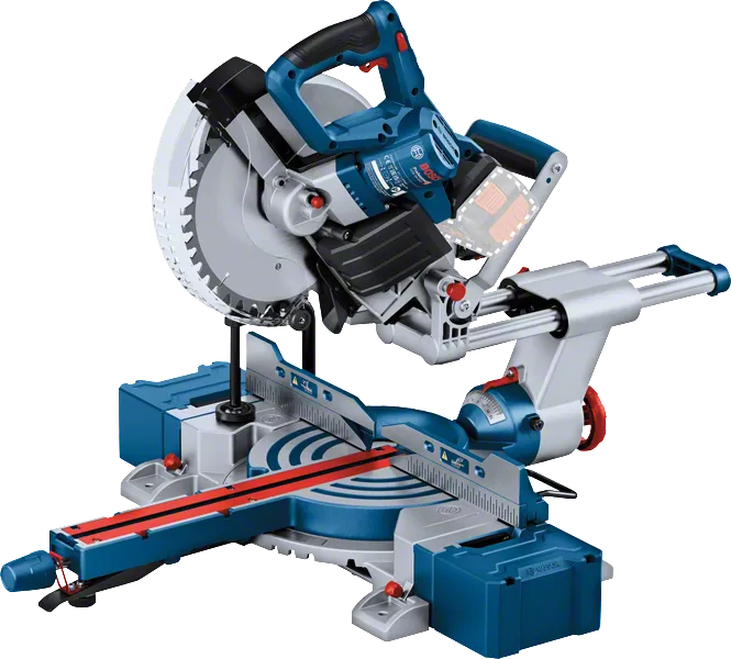 GCM 18V-254 D Troncatrice radiale a batteria BITURBO