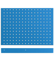 Pegboard/shelf with 1 speaker holder edge