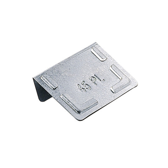 Porta cartellino inclinato zincato per contenitori COZ5P4 e COZ005