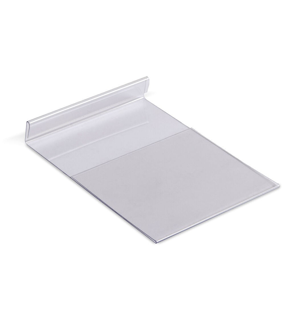 Porta etichette per cassette divisorio euro box - dim. mm L=74 P=9 A=104