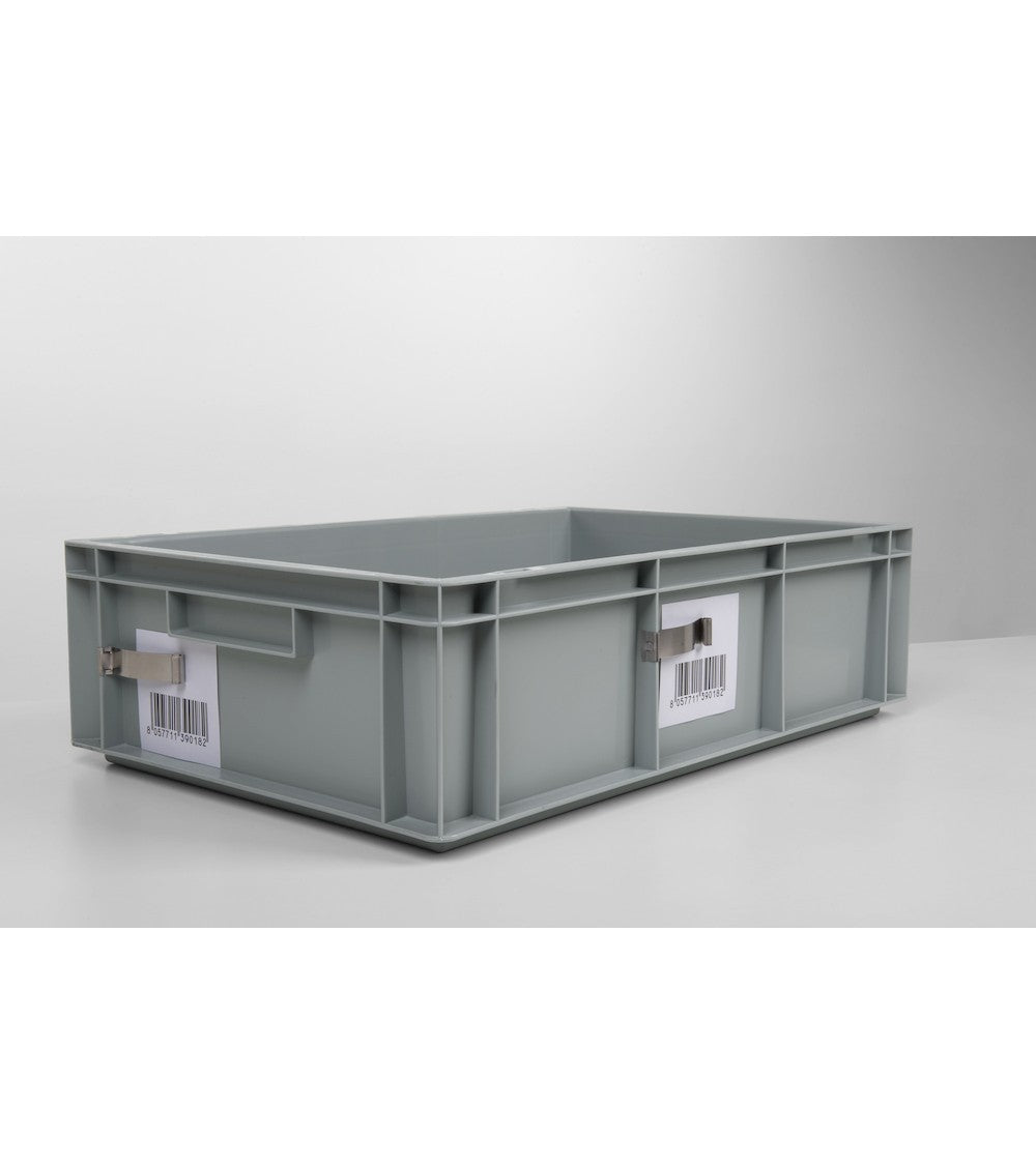 Etikettenhalter für Eurobehälter - Maße mm L=84 T=13 A=20