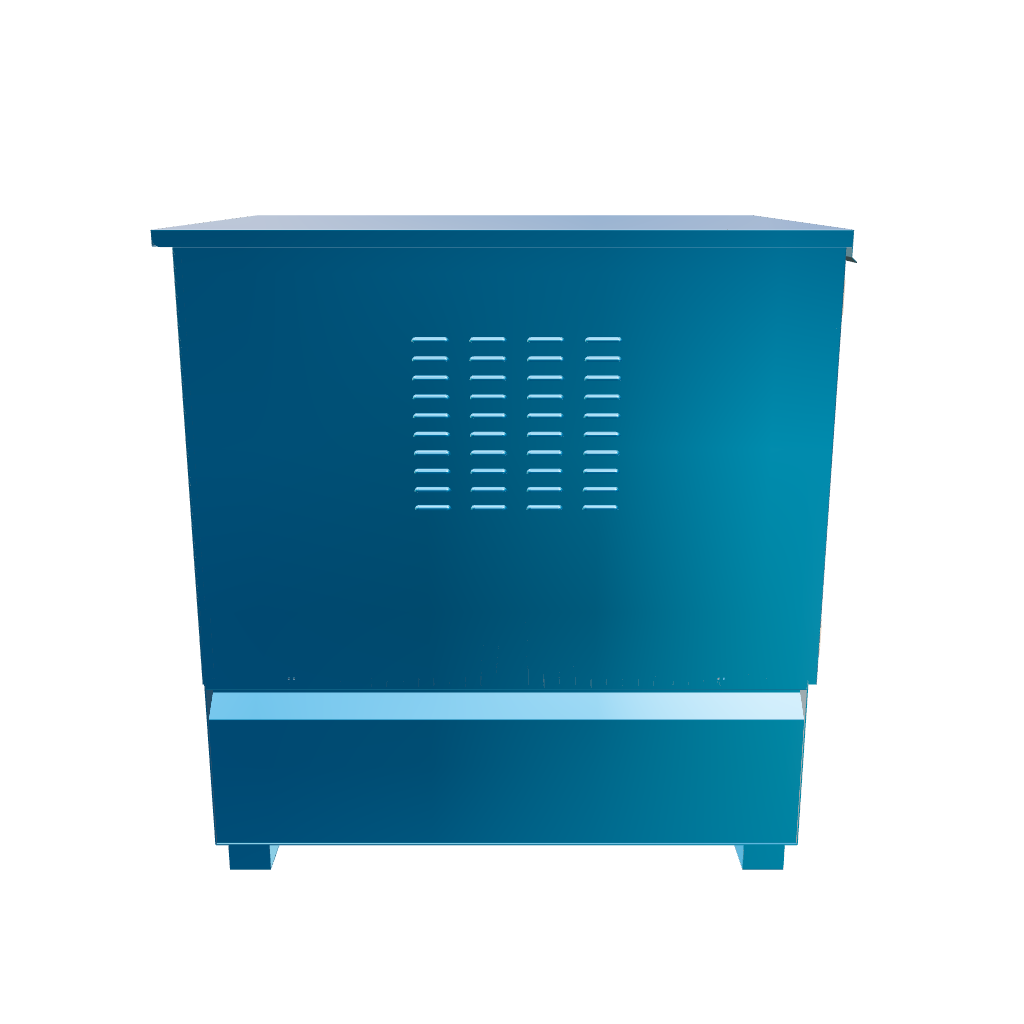 Armadio in metallo con rialzo per 1 Cisternetta IBC da 1000 Lt