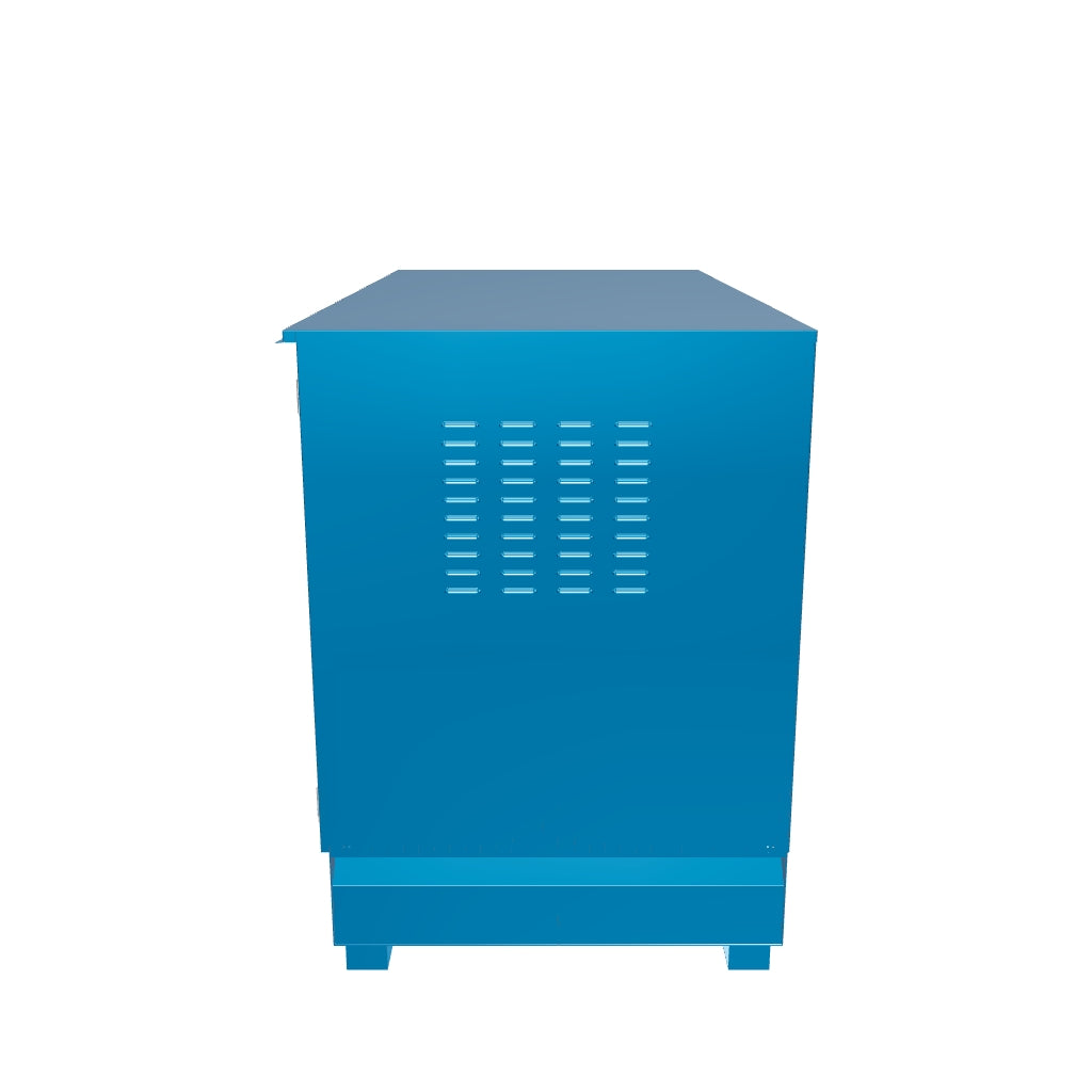 Armadio in metallo con rialzo per 2 Cisternette IBC da 1000 Lt