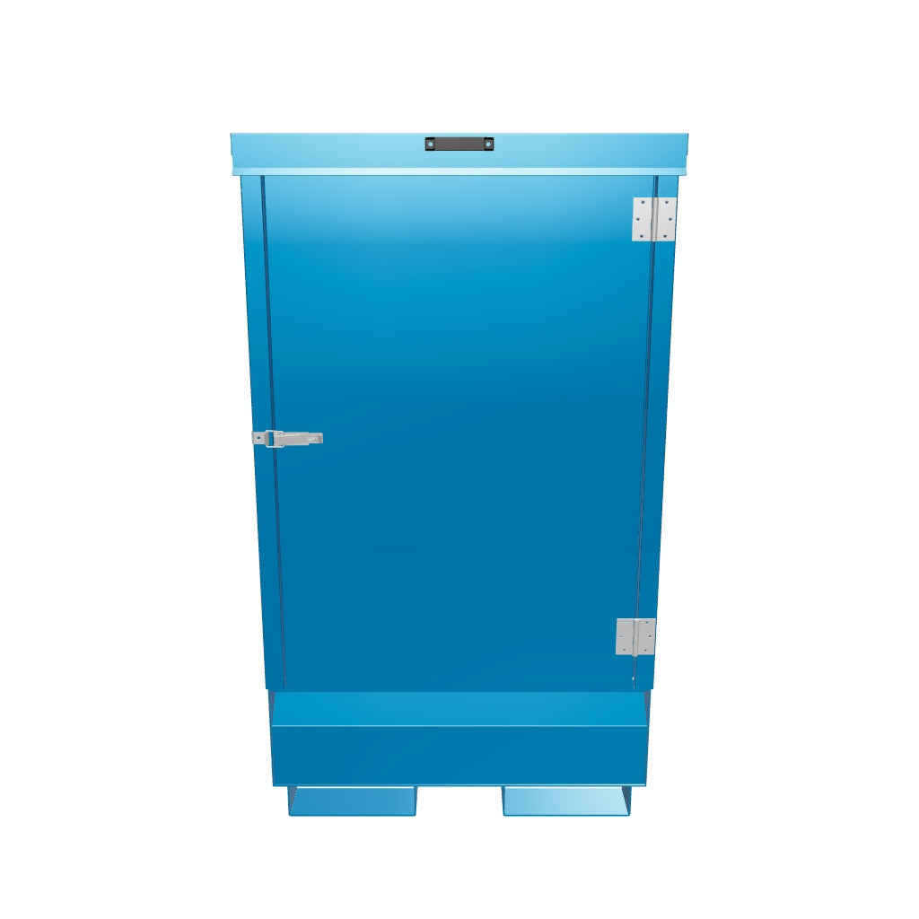 Armadio in metallo per 1 fusto da 200 Lt