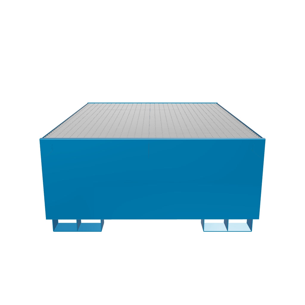 Metall-Auffangwanne für einen 1000 LT IBC-Container - RAL 6011