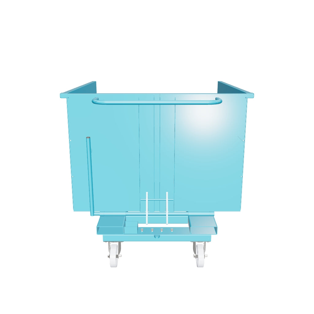 SBR1350 wheeled tipping bucket, 1350 lt capacity - Galvanized 