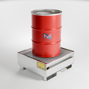 Collection tank for 1 200 LT drum in stainless steel