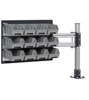 Extendable arm with picking box - dim. mm L=832 D=470 A=628