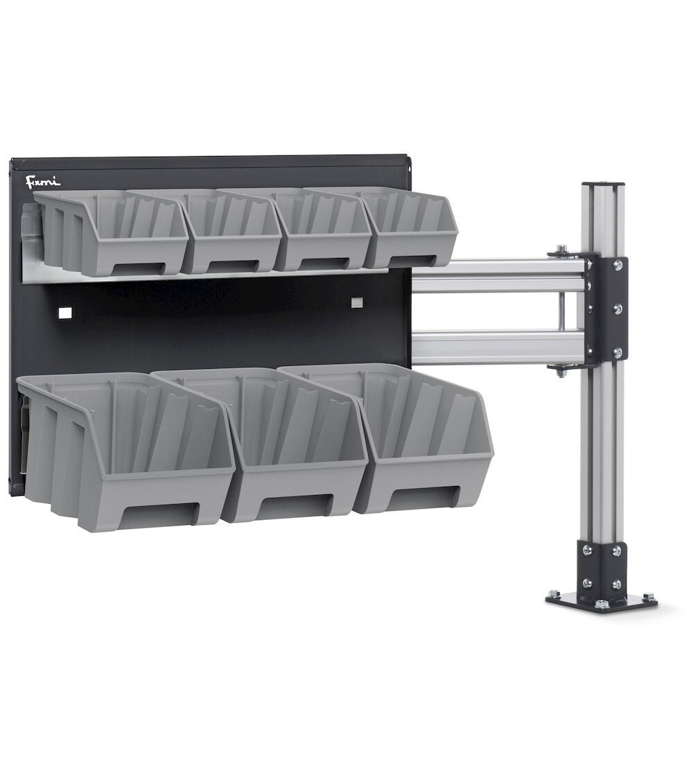 Braccio estendibile con picking box - dim. mm L=898 P=470 A=628