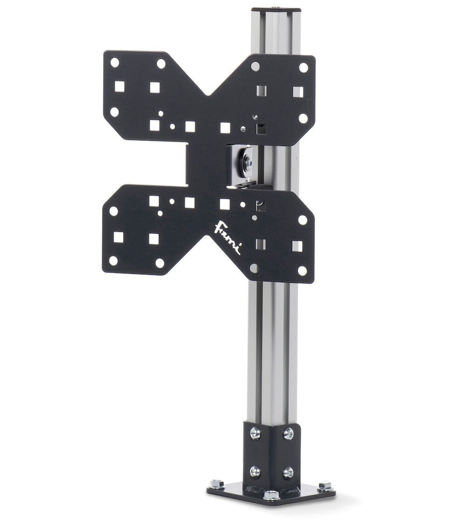 Profilo con piastra porta monitor - dim. mm L=225 P=225 A=560