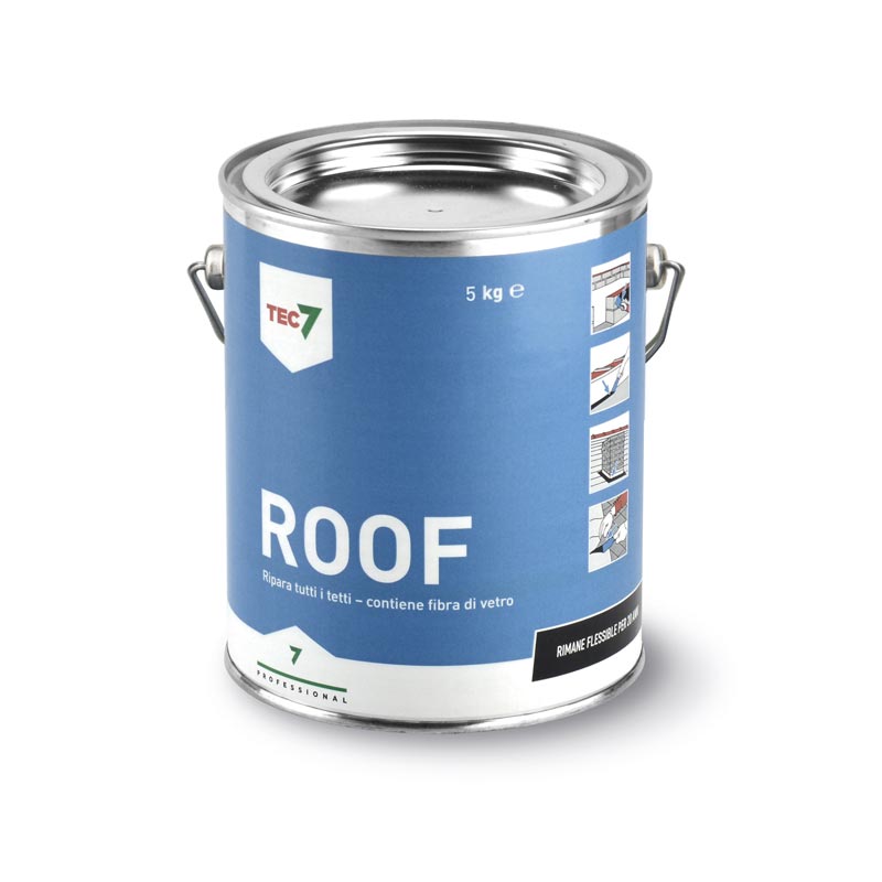 Roof7® Fibre-reinforced bituminous tar - 5 kg