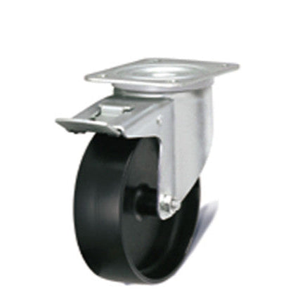 Nylon swivel caster with brake - NEXIT Series