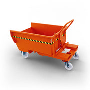 SBR300 benna ribaltabile con ruote con capacità 300 lt